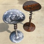Tabouret de bar en acier avec vos propres mains
