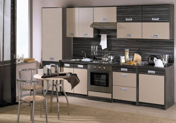 Gamme de couleurs pour une grande cuisine