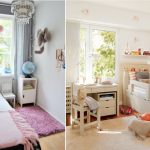 Trang trí và rèm cửa trong nội thất phòng trẻ em hẹp