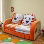 Canapé pliant pour enfants Kot et Pes