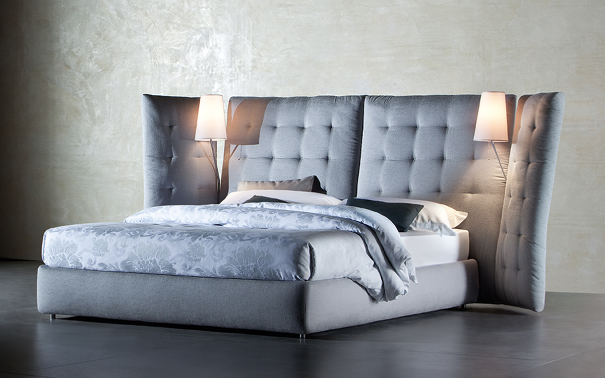 Lit en cuir double