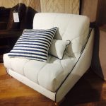 Fauteuil-lit sur commande blanc