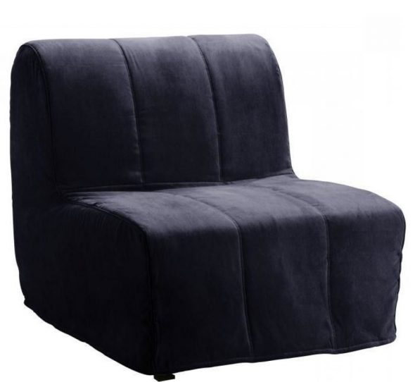 Fauteuil-lit bleu foncé