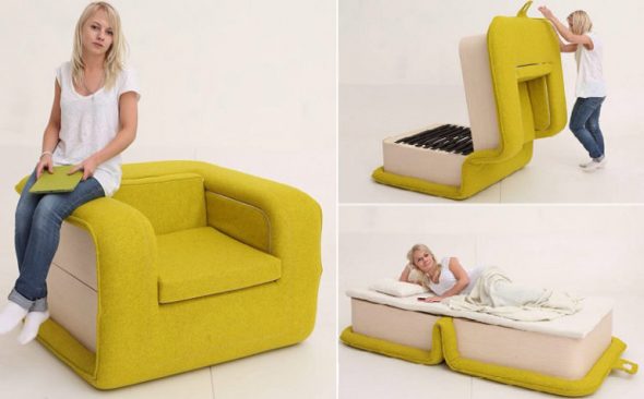 Fauteuil jaune