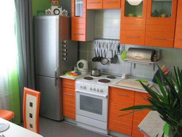 Set de cuisine pour une petite photo de cuisine
