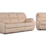 Meuble éco-cuir beige