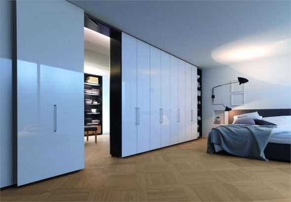 Cloisons dans la chambre