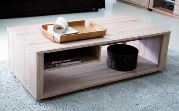 La table basse la plus simple en MDF