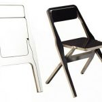 La chaise pliante permettra d'économiser de l'espace dans la maison