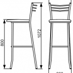 Taille de chaises