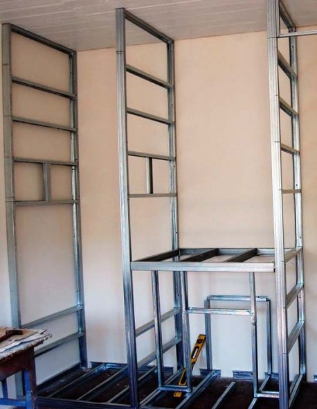 Armoire en placoplâtre