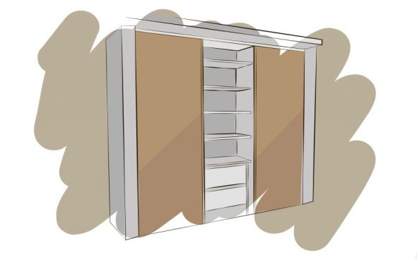 Armoire de placoplâtre photo