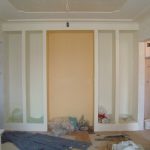 Armoire en plaques de plâtre.