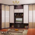 Armoire coulissante dans le salon