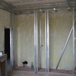 Cabinet dans le mur de plaques de plâtre
