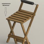 Chaise pliante pour la pêche faites-le vous-même