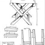Chaise haute pliante faites-le vous-même