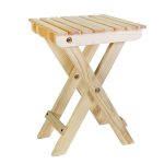 Tabouret pliant à fabriquer soi-même en bois massif