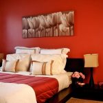 nuances de chambre à coucher rouge