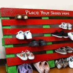 boîte à chaussures d'une palette