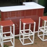 Chaises de pipe en plastique photo