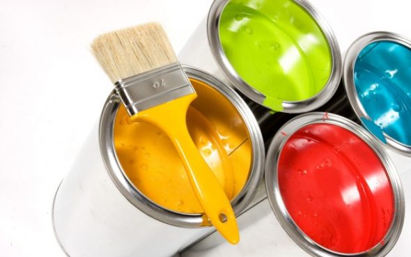 pinturas de dispersión de agua