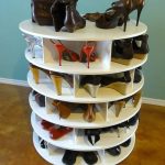 boîte à chaussures rotative