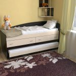 Lit armoire double escamotable