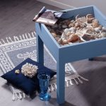 Table basse de style nautique