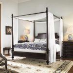 auvent sur le lit intérieur moderne