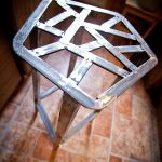 tabourets de bar bricolage photo dessins de fer