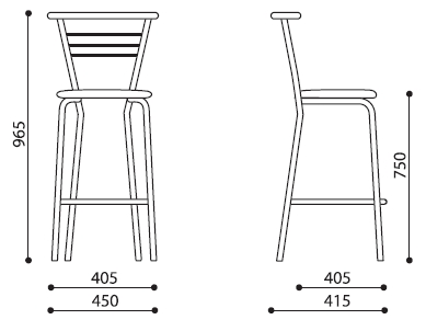 tabouret de bar marco