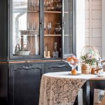 buffet de cuisine noir