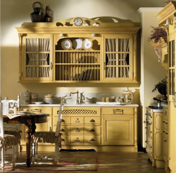 buffet de cuisine élégant