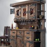buffet en bois naturel