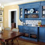 buffet bleu