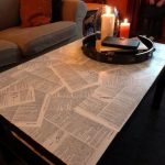 decoración de periódico