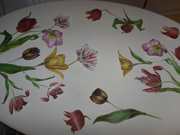 mesa de decoupage