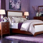 couleur lilas dans la chambre