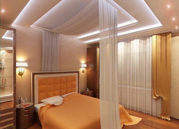 plafond de la chambre