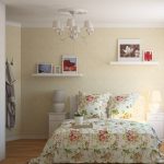 design de la chambre à coucher 12 carrés