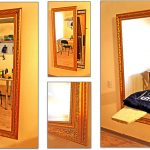 planche à repasser derrière le miroir