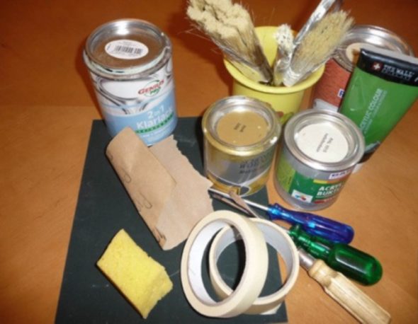 outils de peinture