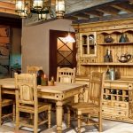 intérieur avec meubles en bois