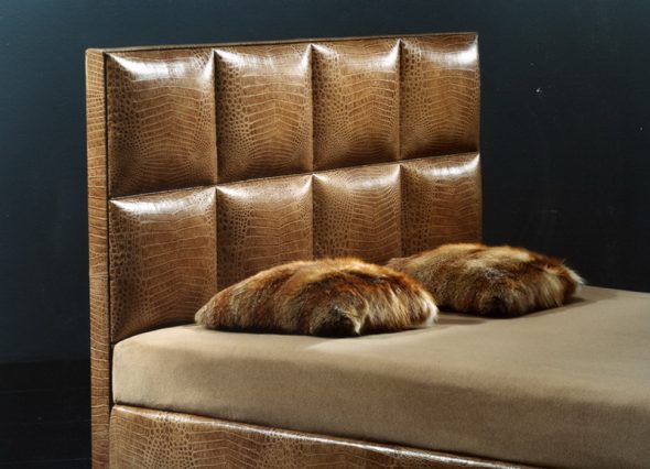 tête de lit en cuir