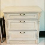 peindre la commode blanche