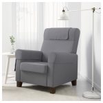 fauteuil gris classique