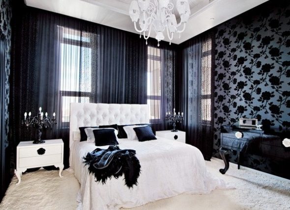 beau fond d'écran dans la chambre