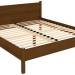 lit avec base orthopédique dans la chambre