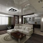 meubles à l'intérieur du salon
